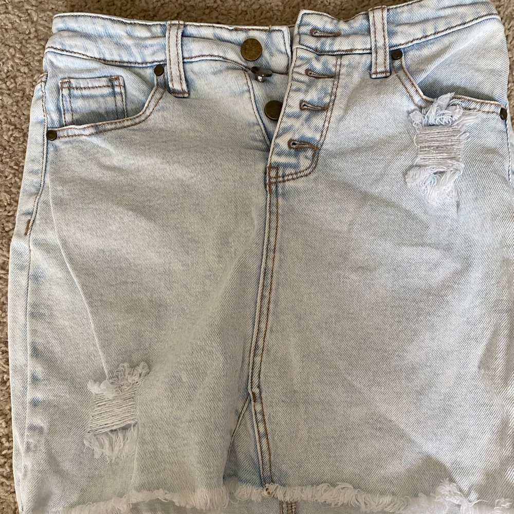 wonderly Jean skirt (2 FOR $15!!!)